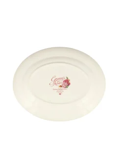 Seconds Granny'S Roses Small Oval Platter
