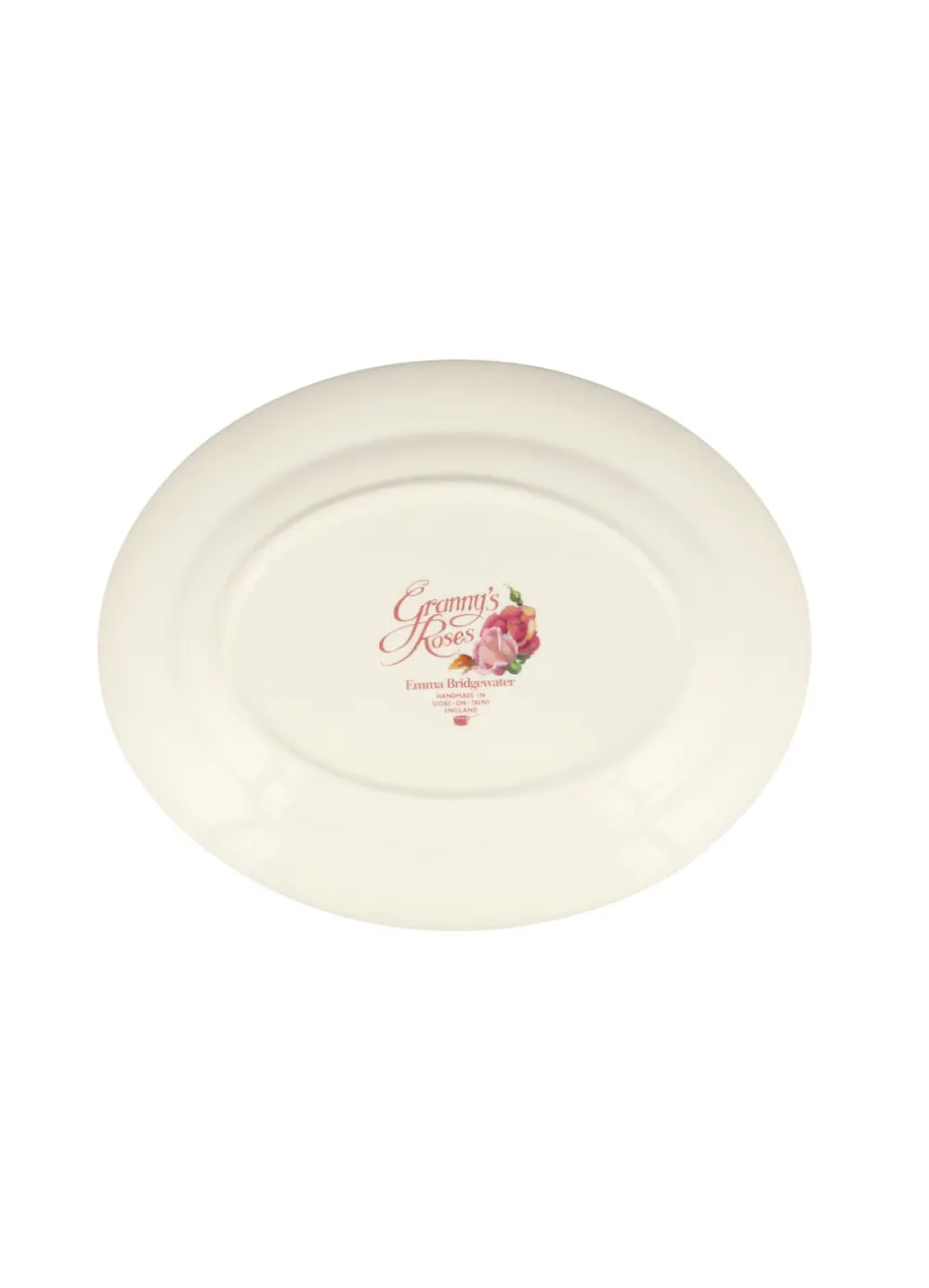 Seconds Granny'S Roses Small Oval Platter