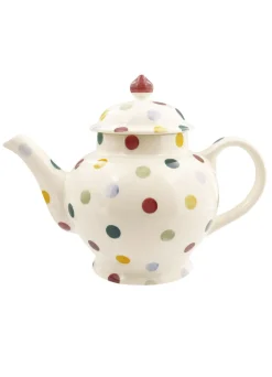 Seconds Polka Dot 4 Mug Teapot