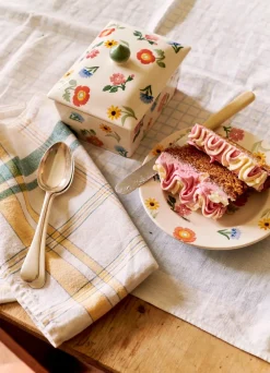 Seconds Poppies & Pinks Small Butter Dish