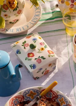 Seconds Poppies & Pinks Small Butter Dish