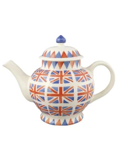 Seconds Union Jack 4 Mug Teapot