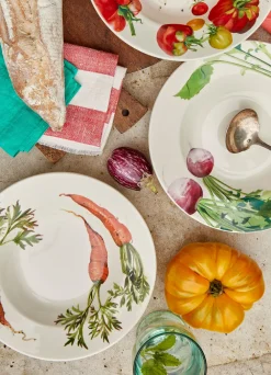 Seconds Vegetable Garden Carrots Soup Plate