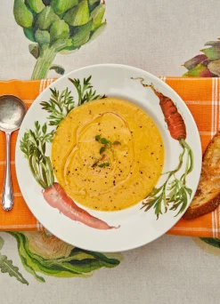 Seconds Vegetable Garden Carrots Soup Plate