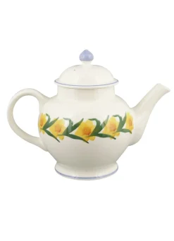 Seconds Windblown Daffodils 4 Mug Teapot