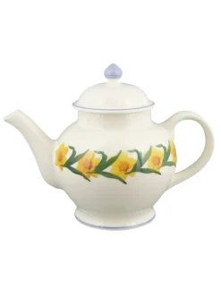 Seconds Windblown Daffodils 4 Mug Teapot