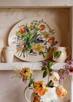 Spring Bunch Medium Oval Platter