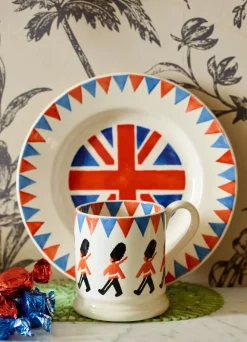 Union Jack Truly Great Medium Dinner Plate, 8.5 Inch