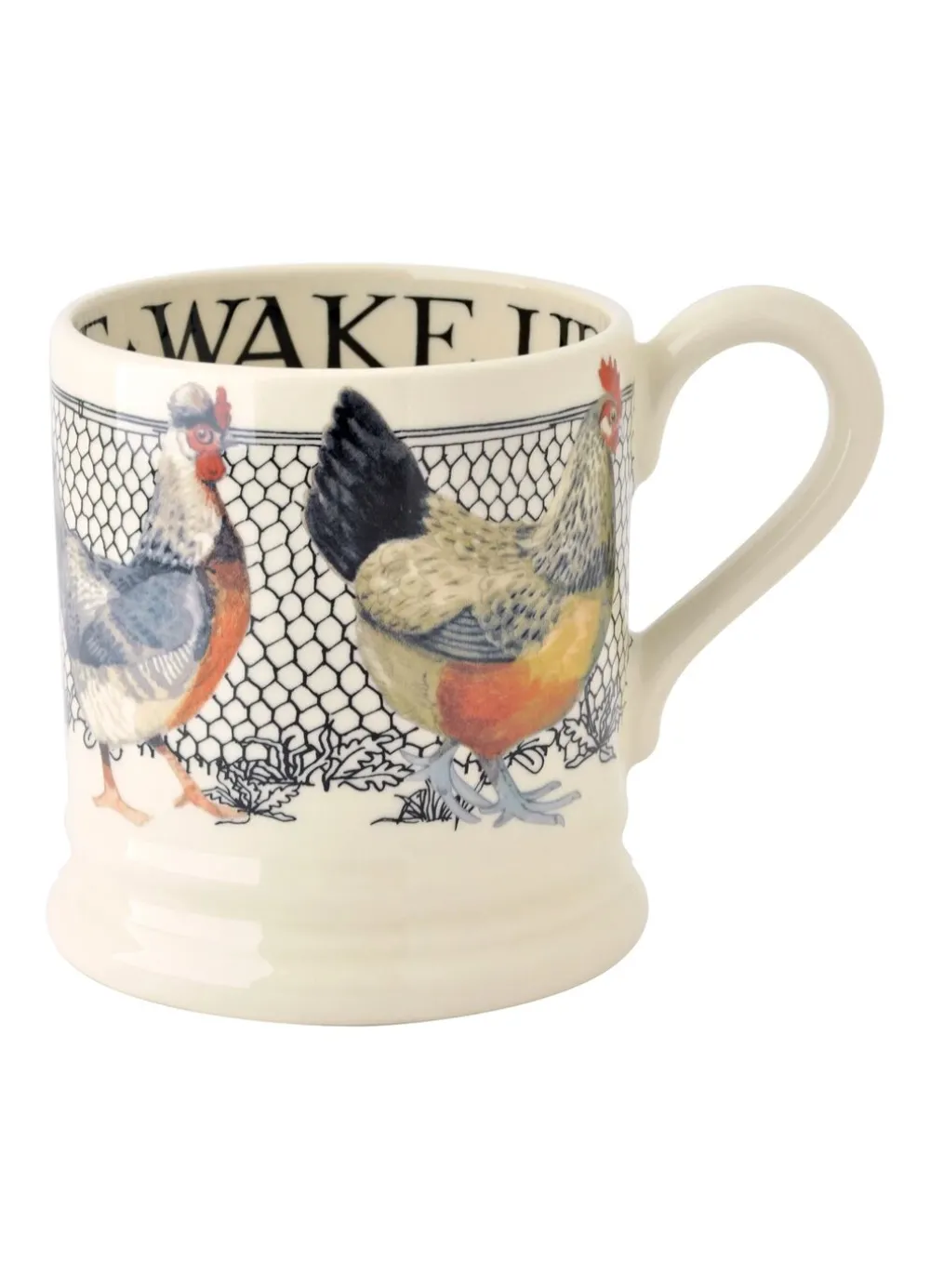 Wake Up, Rise & Shine Hen 1/2 Pint Mug