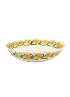 Windblown Daffodils Medium Dish