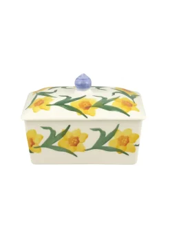 Windblown Daffodils Small Butter Dish