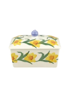 Windblown Daffodils Small Butter Dish
