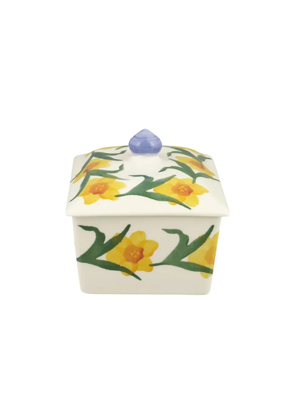 Windblown Daffodils Small Butter Dish