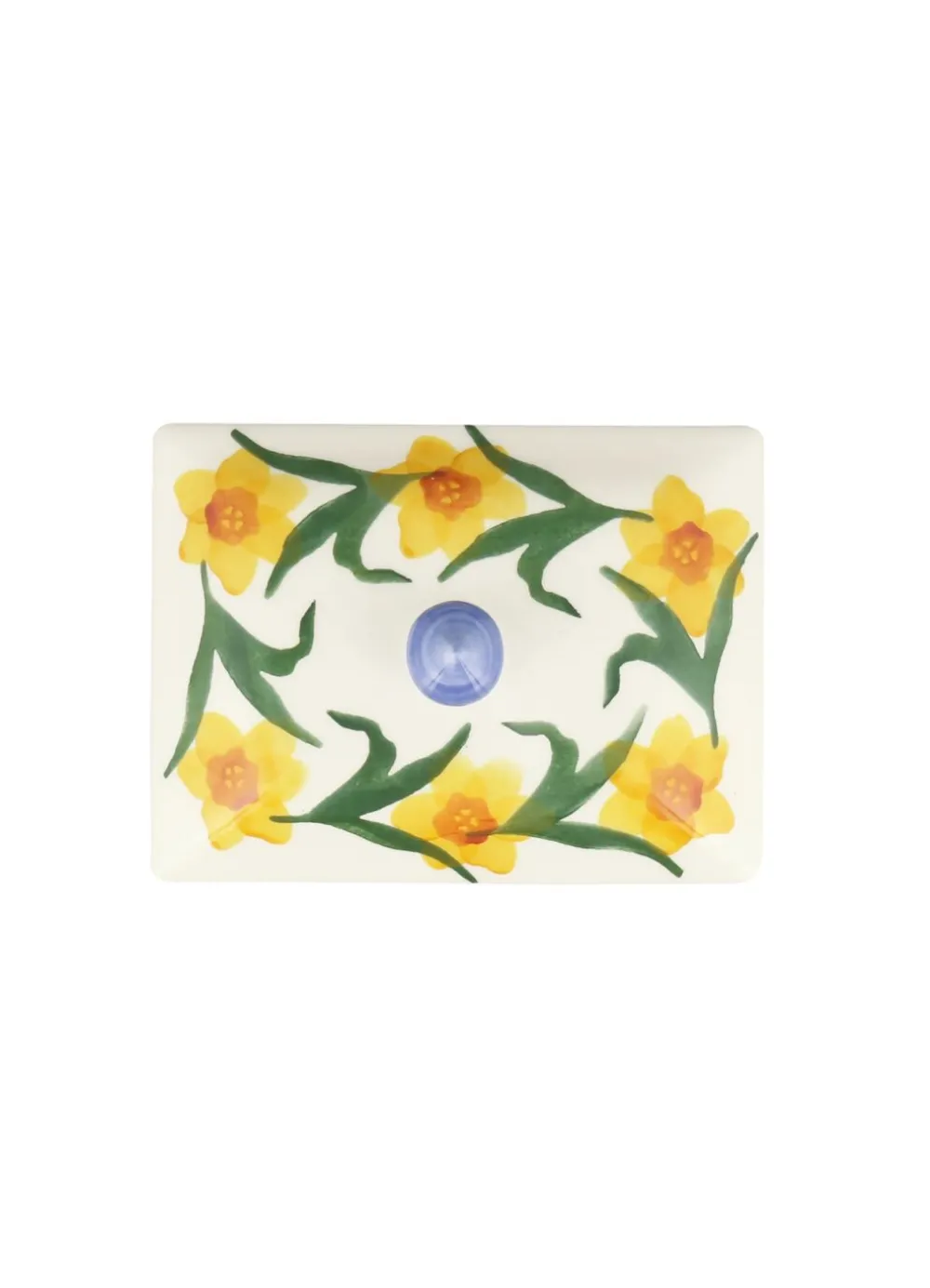 Windblown Daffodils Small Butter Dish